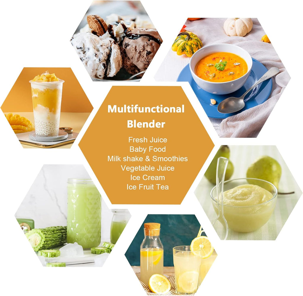kajilai Taşınabilir Mini Elektrikli Blender 380ml Meyve Sıkacağı Bardağı 6 Bıçaklı Smoothie Milkshake Suyu Bebek Maması Seyahat için Dahili Şarj Edilebilir Pil Spor Mutfak Ofis Dış Mekan