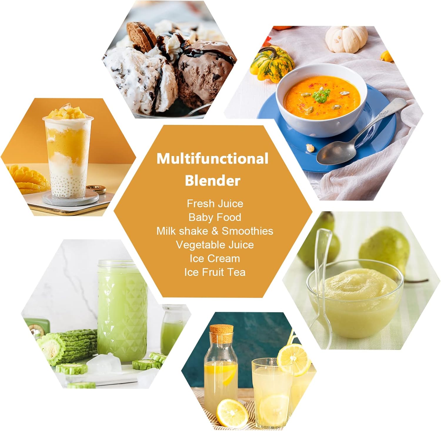 kajilai Taşınabilir Mini Elektrikli Blender 380ml Meyve Sıkacağı Bardağı 6 Bıçaklı Smoothie Milkshake Suyu Bebek Maması Seyahat için Dahili Şarj Edilebilir Pil Spor Mutfak Ofis Dış Mekan